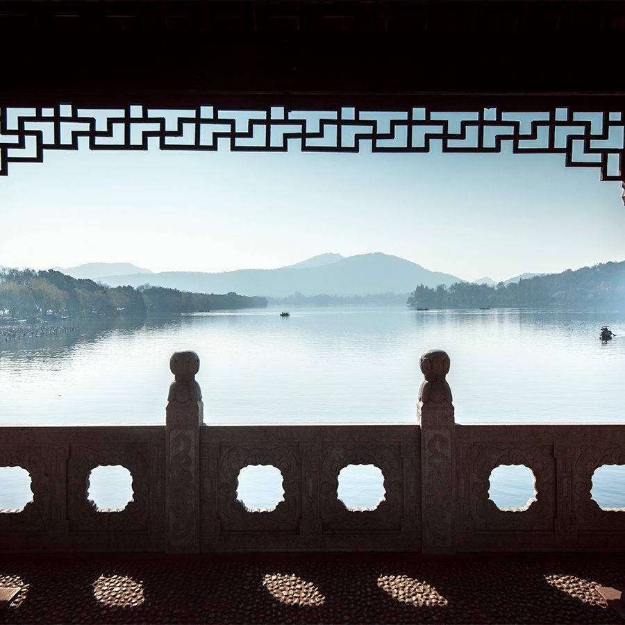 Qu Yuan wind load at West Lake in Hangzhou